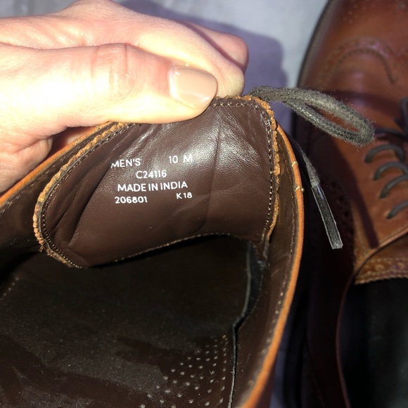 Cole Haan Wing-Tipped Lace Up Shoes - Picture 4 of 8